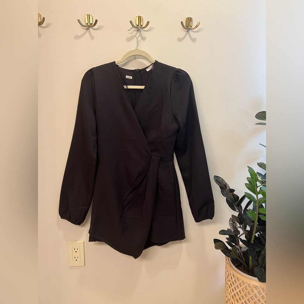 Black skort dress